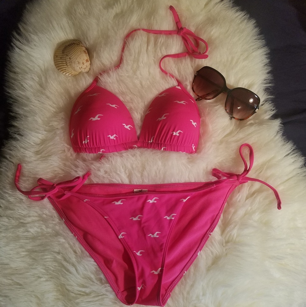 Hollister Pink Bikini 👙